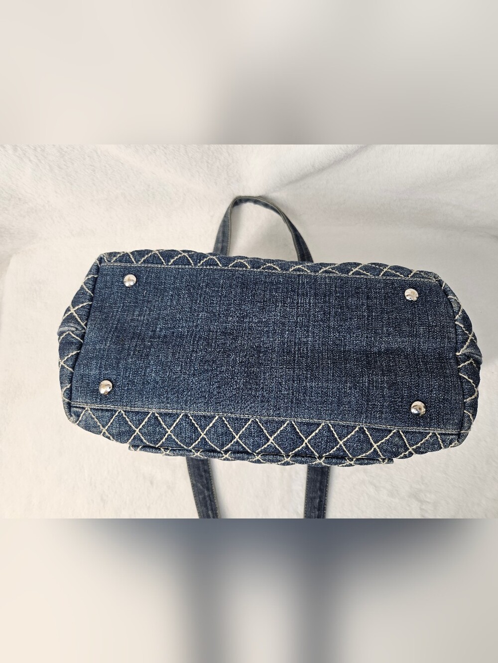 Vera Bradley Quilted Denim Tote Bag - Picture 6 of 10